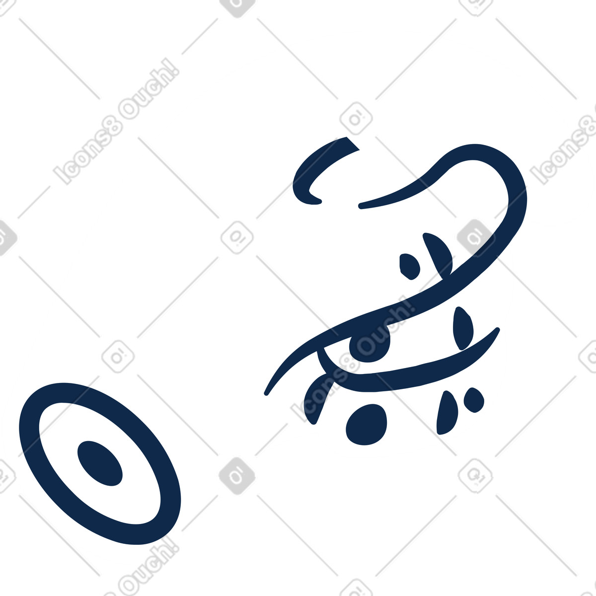 Mano illustrazione in stile Flame scarica in PNG, SVG