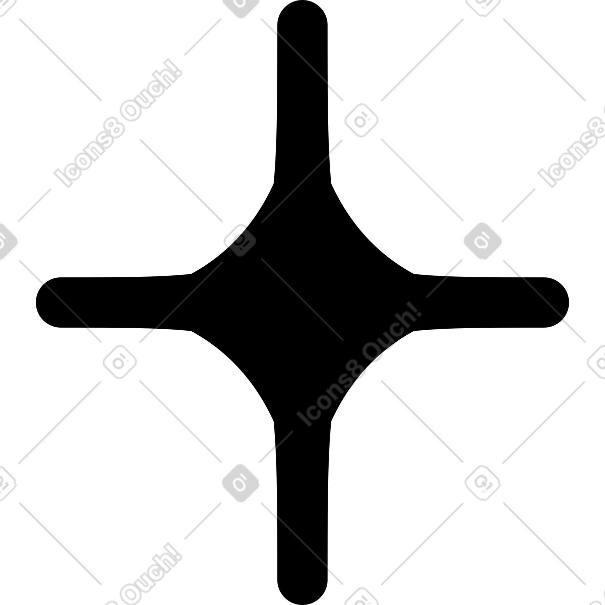 Illustration Étoile dans le style Weekday à télécharger aux formats PNG, SVG