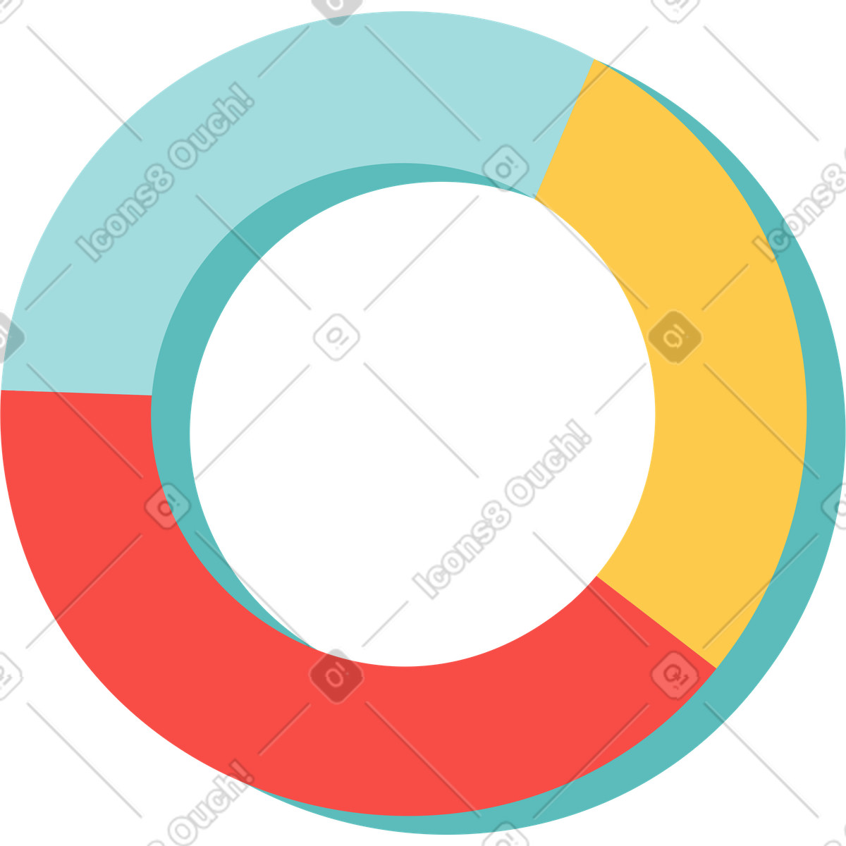 Ilustração de Gráfico pizza em no estilo Lagom para baixar em PNG, SVG