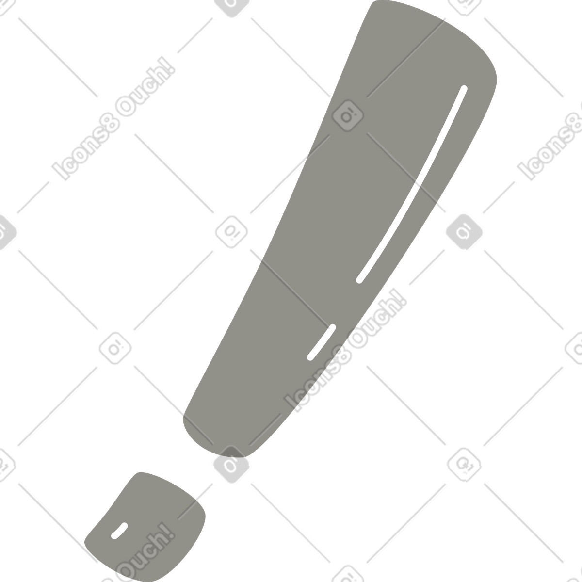下载 Plain 风格的 感叹号 插画，支持 PNG、SVG 格式