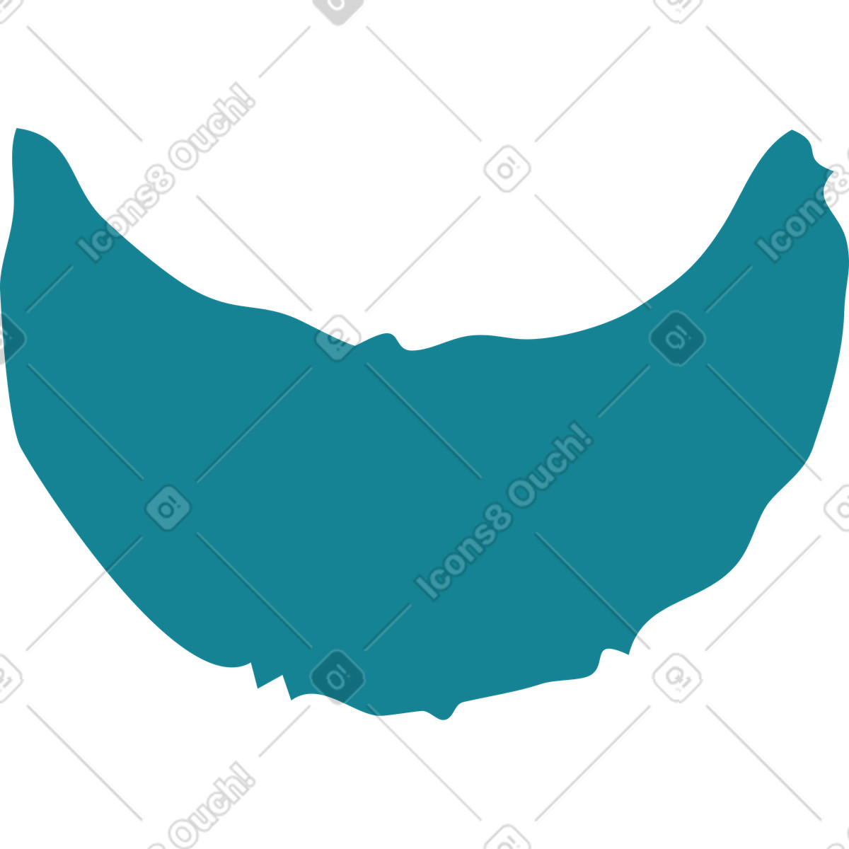 Illustration Dark blue crescent dans le style Flamenco à télécharger aux formats PNG, SVG