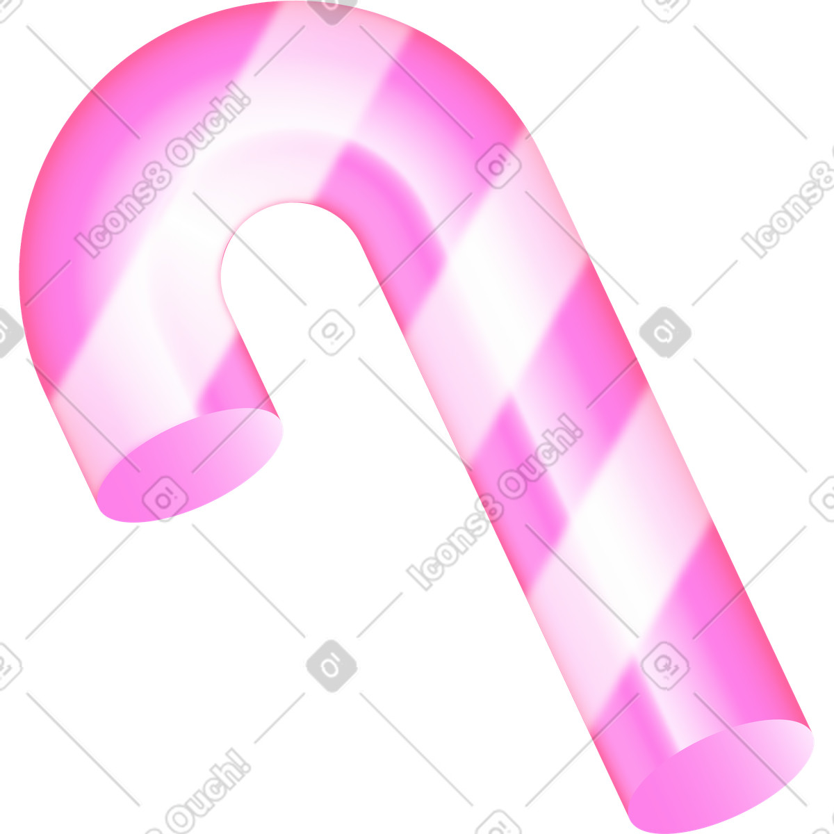 Illustration Canne à sucre rose dans le style Burst télécharger aux formats PNG, SVG