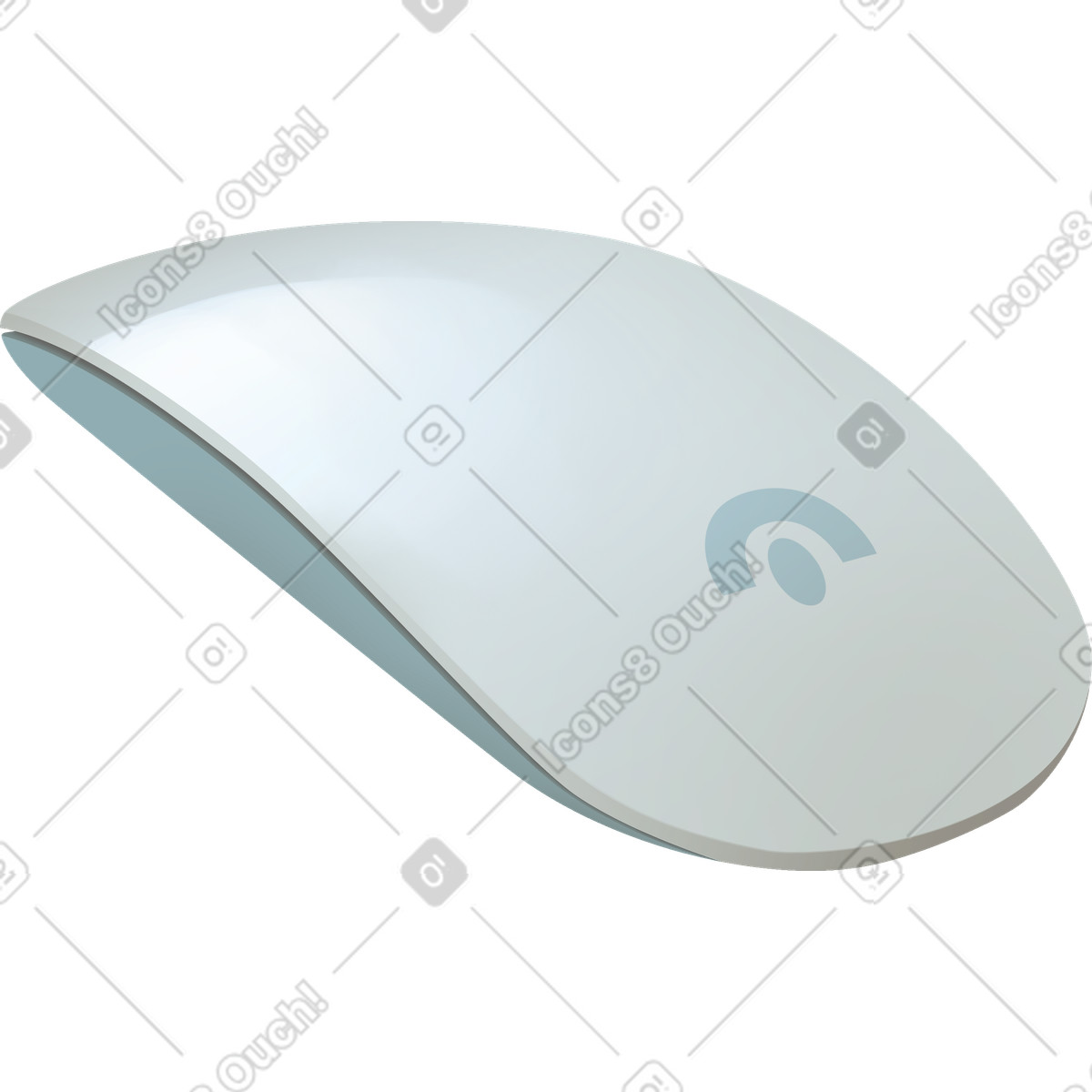 Wireless mouse illustration in Props style download in PNG, SVG