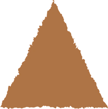Triangle brown PNG, SVG