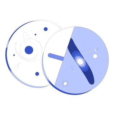 A split panel illustration depicting the differences between nuclear fusion and nuclear fission. On the left side of the panel, nuclear fusion is represented by two small atomic nuclei merging to form a larger nucleus. Surrounding the nuclei are particles such as protons and neutrons, with a bright glow emanating from the fusion reaction. On the right side of the panel, nuclear fission is shown as a large atomic nucleus splitting into two smaller nuclei. This side features additional particles being released in the process, including neutrons and energy waves. The background emphasizes the contrasting processes occurring in each panel, highlighting the energy generation from both reactions.