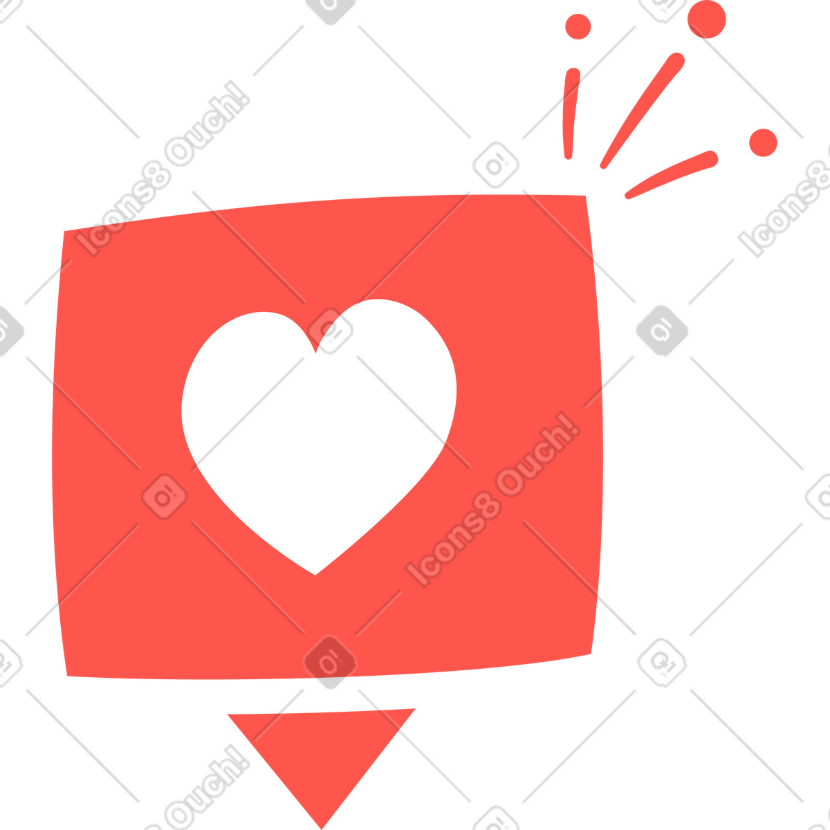 Ilustração de Gostar em no estilo Kingdom para baixar em PNG, SVG