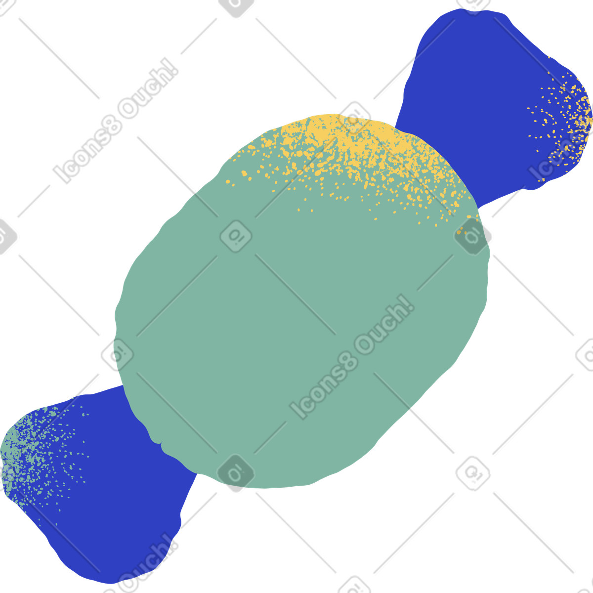 Ilustração de Doce em no estilo Pablo para baixar em PNG, SVG