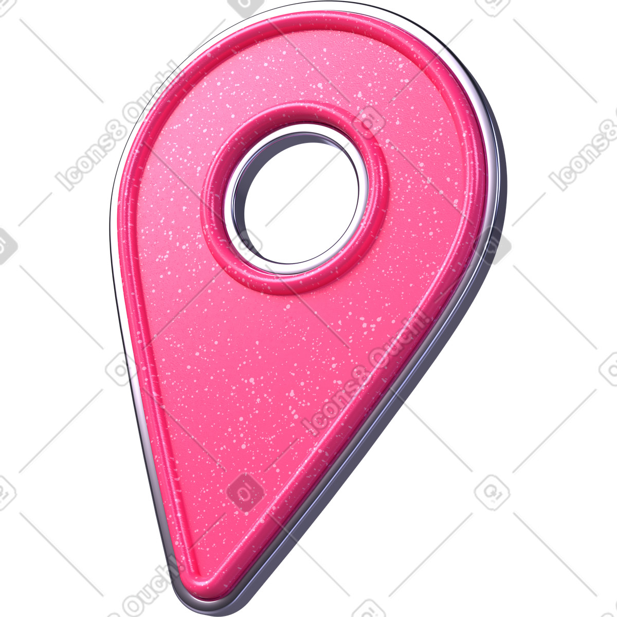 Standort, kartenmarkierung, navigationssymbol-Illustration im 3D Boost-Stil als Download in PNG, SVG