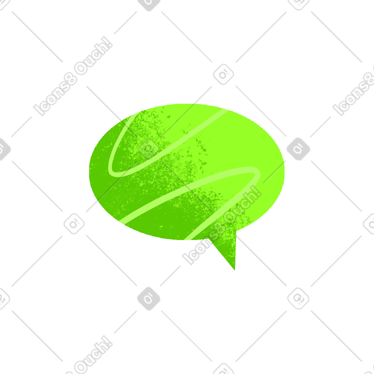 Ilustración Green textured bubble en estilo Flare a descargar en PNG y SVG