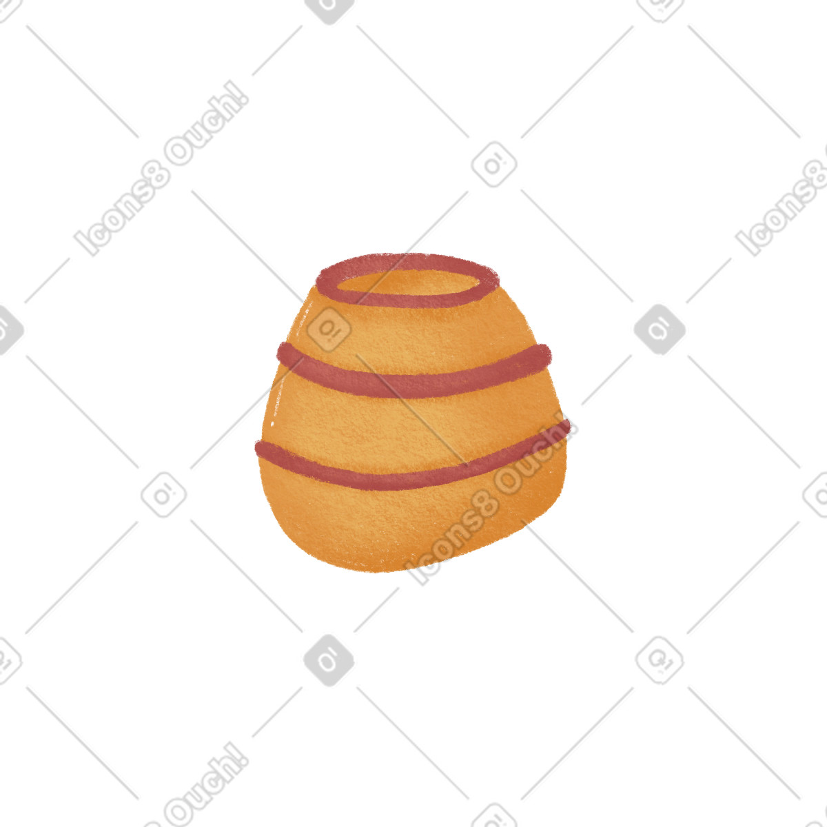 Fass-Illustration im Woolly-Stil als Download in PNG, SVG