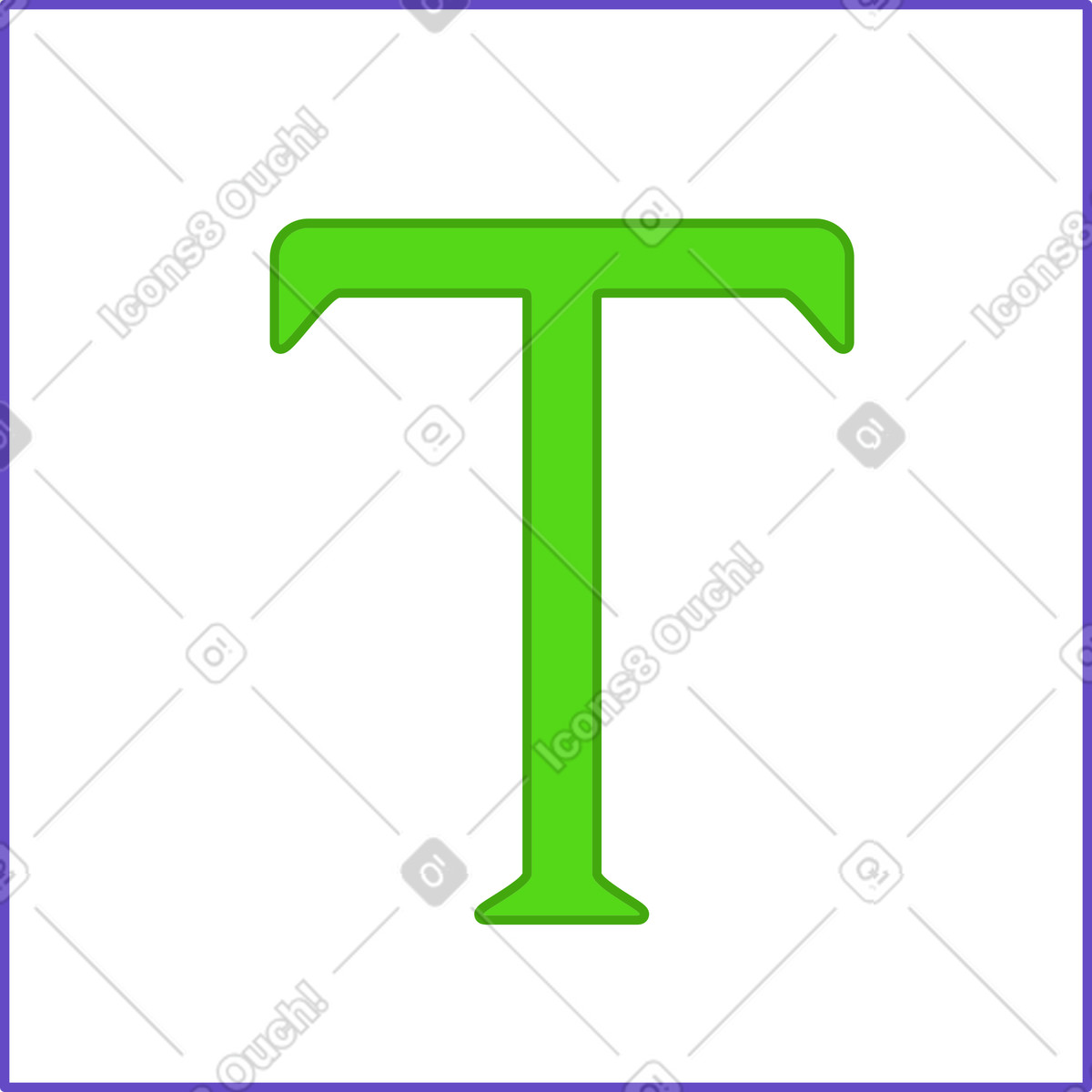Font illustration in Rainbow style download in PNG, SVG