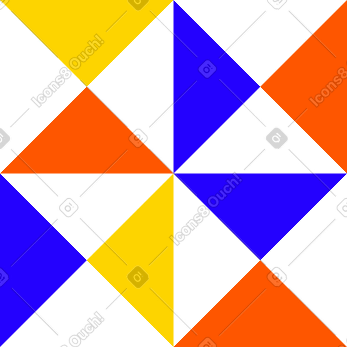 Ilustração de Forma completa triângulos em no estilo Framework para baixar em PNG, SVG