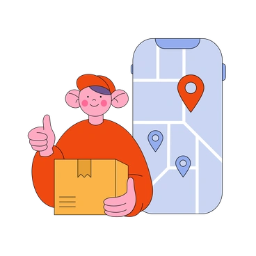 Ilustraciones e Imágenes de Deliveryman en PNG y SVG