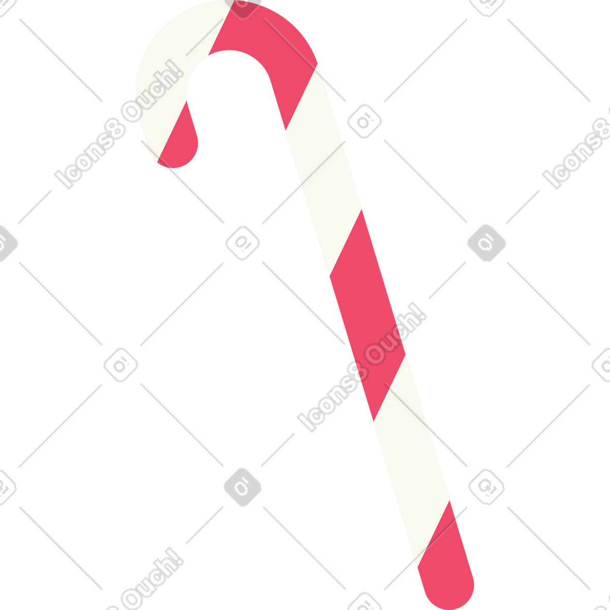 Illustration Sucre d'orge tricolore dans le style Juicy à télécharger aux formats PNG, SVG