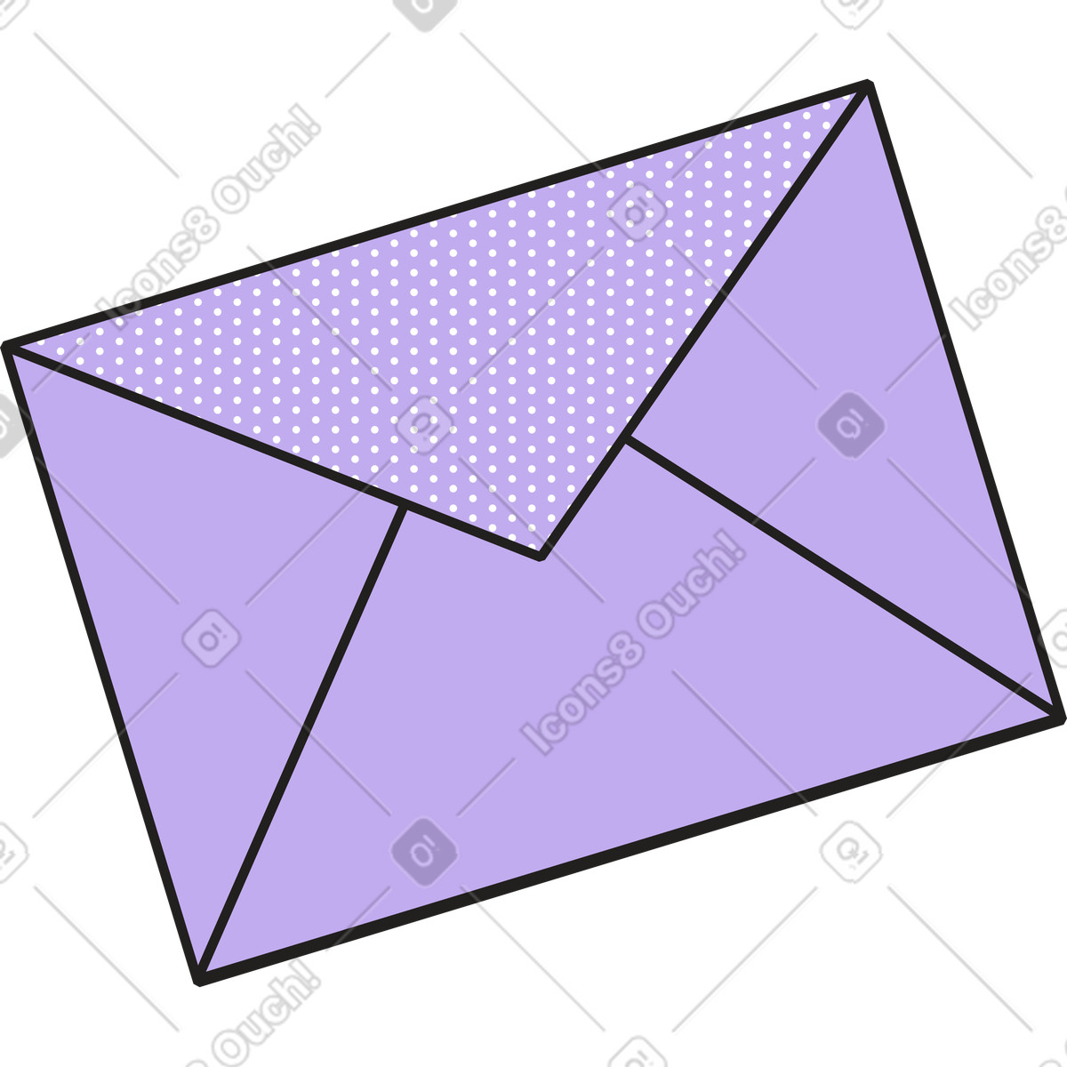 L'involucro illustrazione in stile Dazzle scarica in PNG, SVG