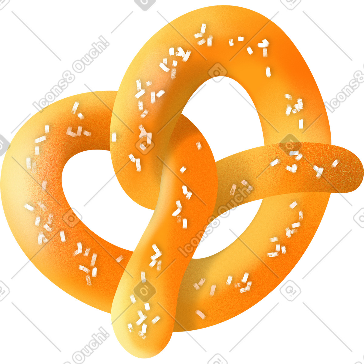 Ilustração de Pretzel em no estilo Joy para baixar em PNG, SVG
