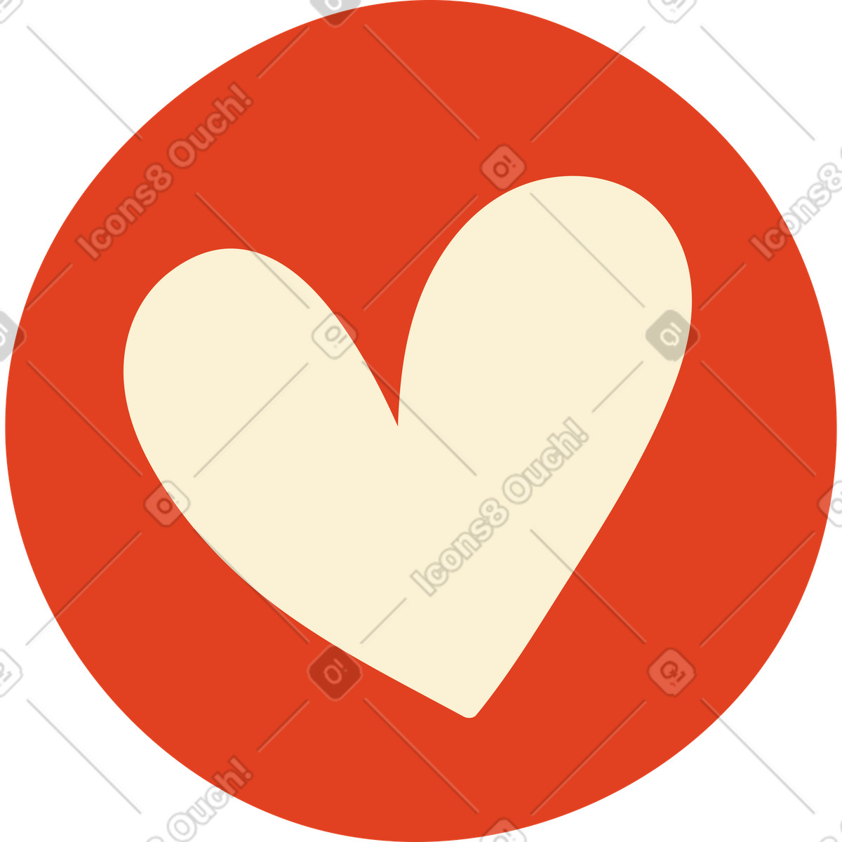 Rosso come icona illustrazione in stile Jelly scarica in PNG, SVG