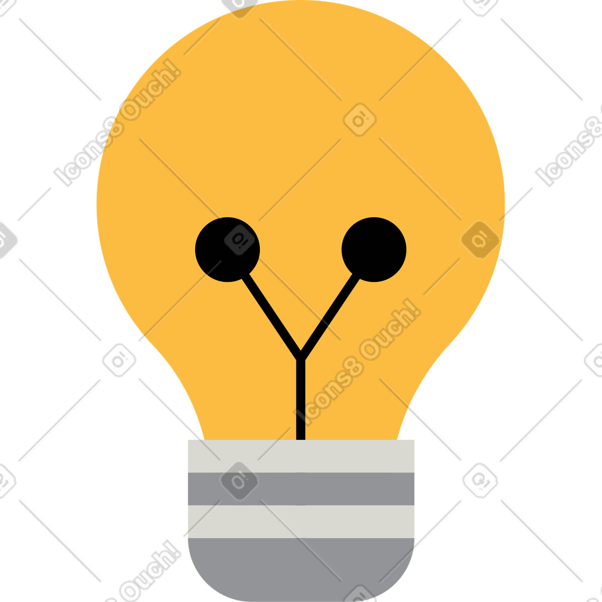Illustration Ampoule dans le style Burgundy à télécharger aux formats PNG, SVG