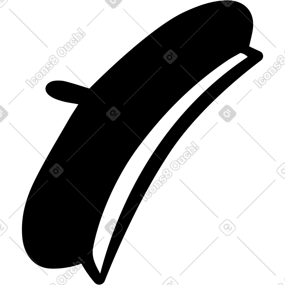 Ilustración Boina en estilo Journal a descargar en PNG y SVG