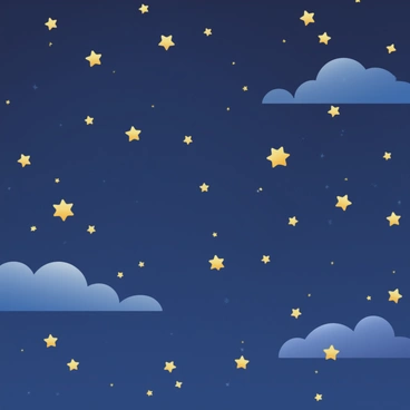 A night sky filled with stars, each one a tiny puzzle piece