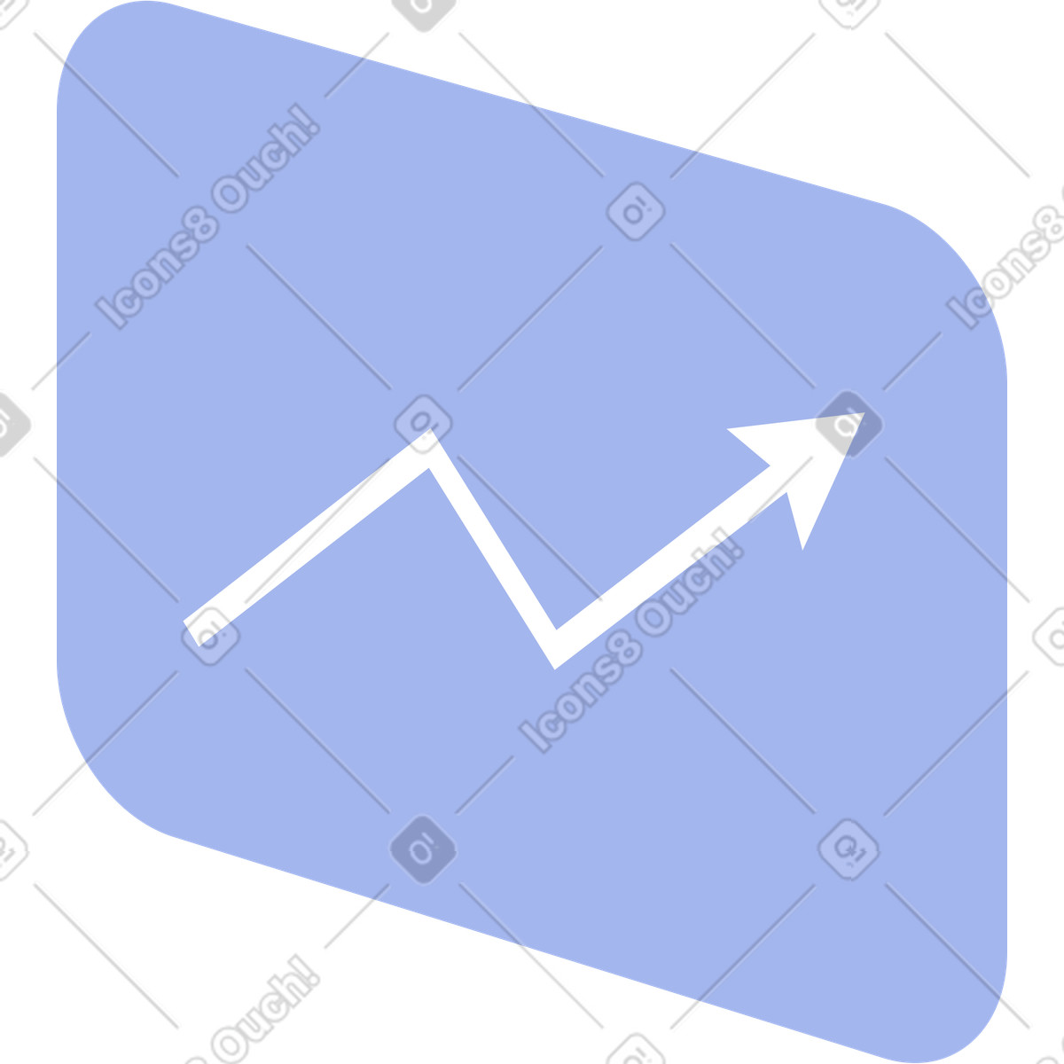 Arrow up in rectangle illustrazione stile Quantum scarica PNG, SVG