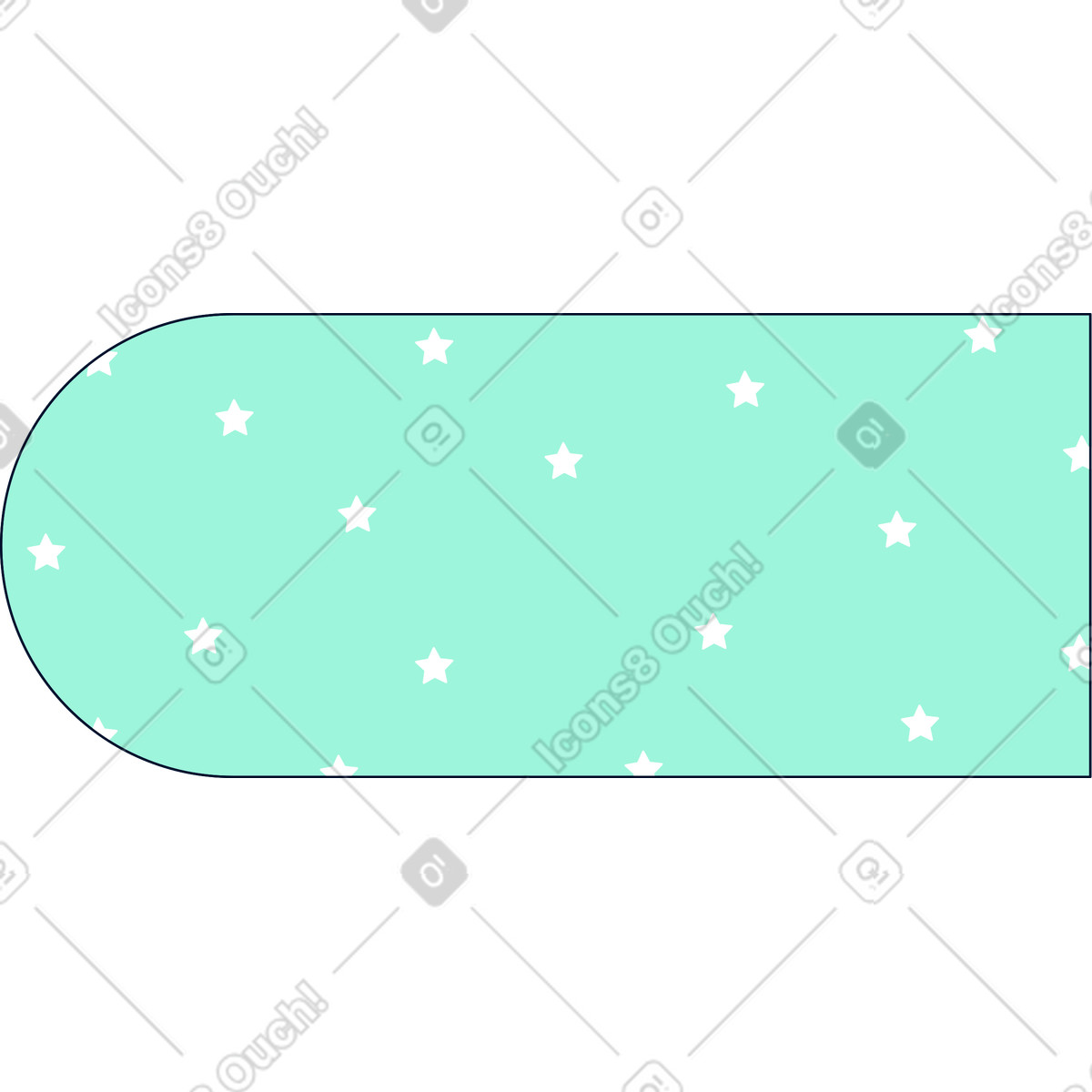 Teal スタイルの 星の背景 のイラストをPNG、SVG形式でダウンロード
