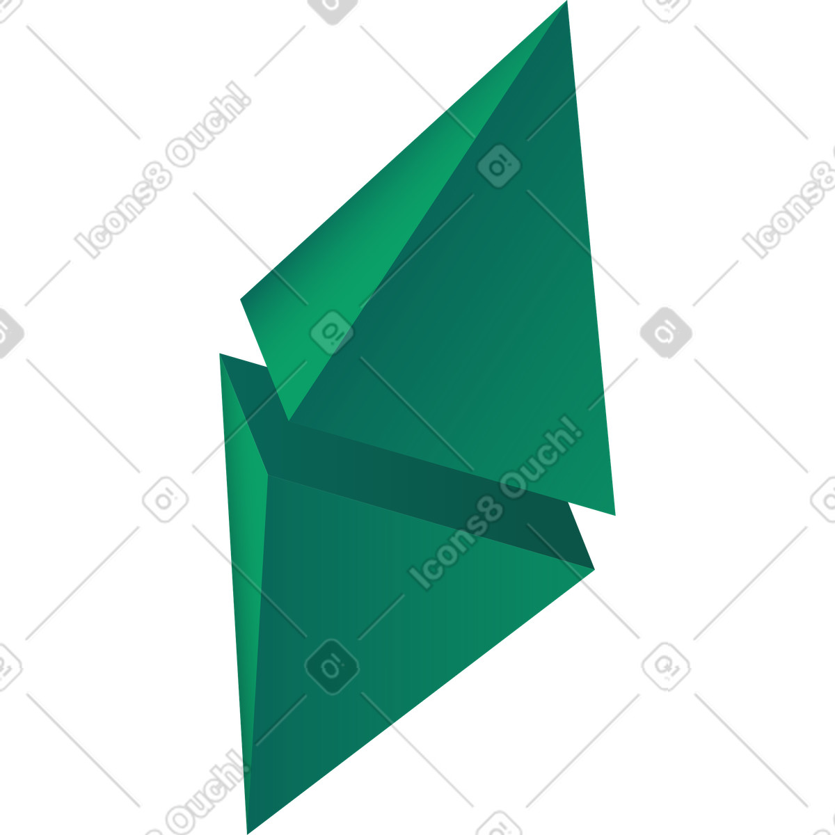Illustration Éther vert dans le style Colors à télécharger aux formats PNG, SVG