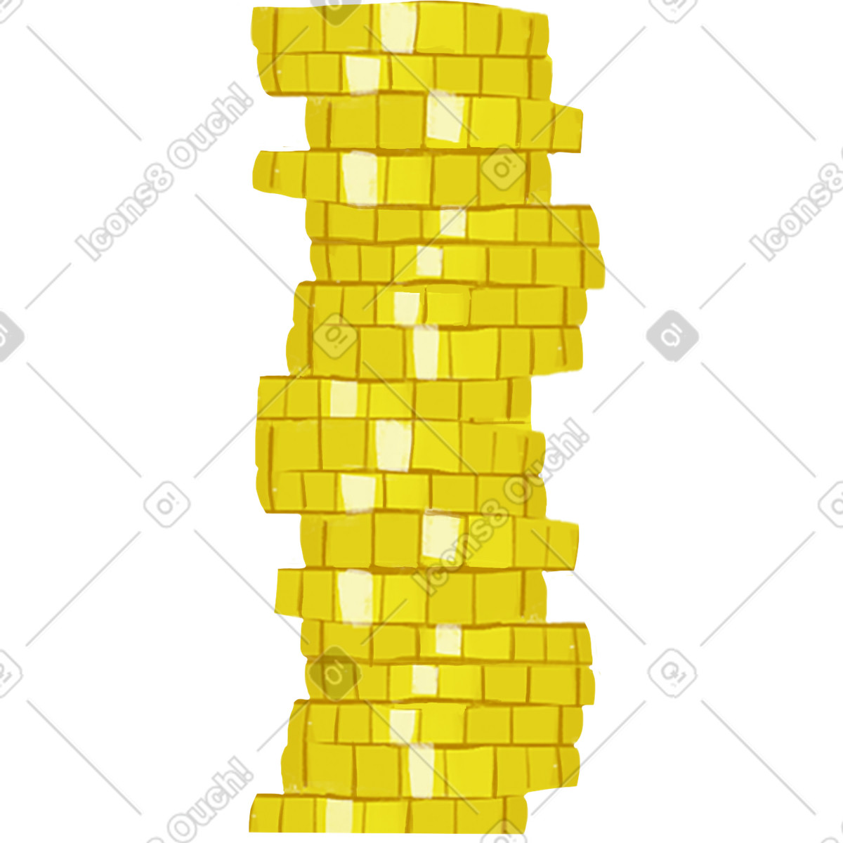 Ilustração de Stack of coins em no estilo Fabulous para baixar em PNG, SVG