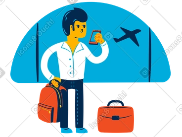 공항에서 PNG, SVG