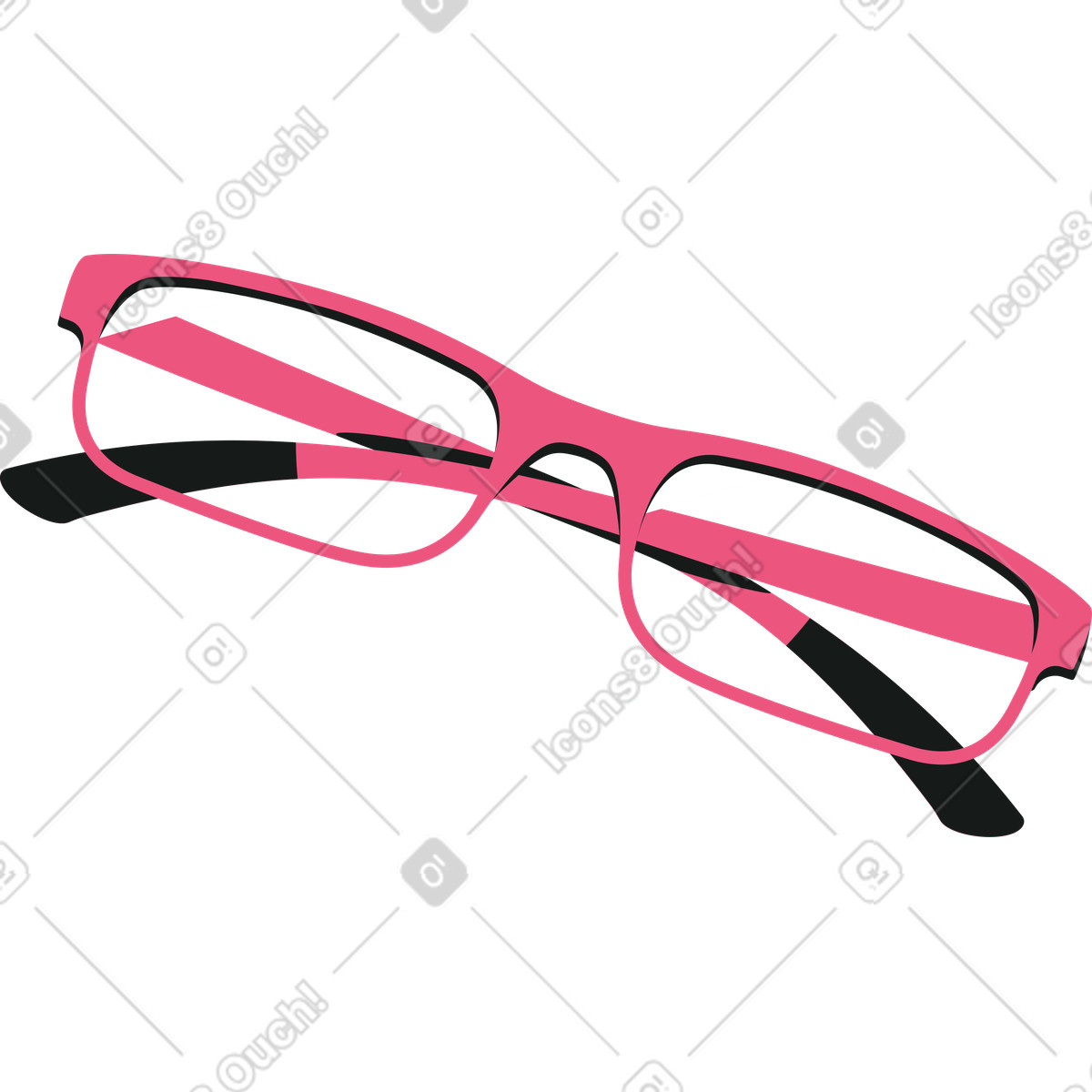 Ilustración Gafas graduadas en estilo Lounge a descargar en PNG y SVG