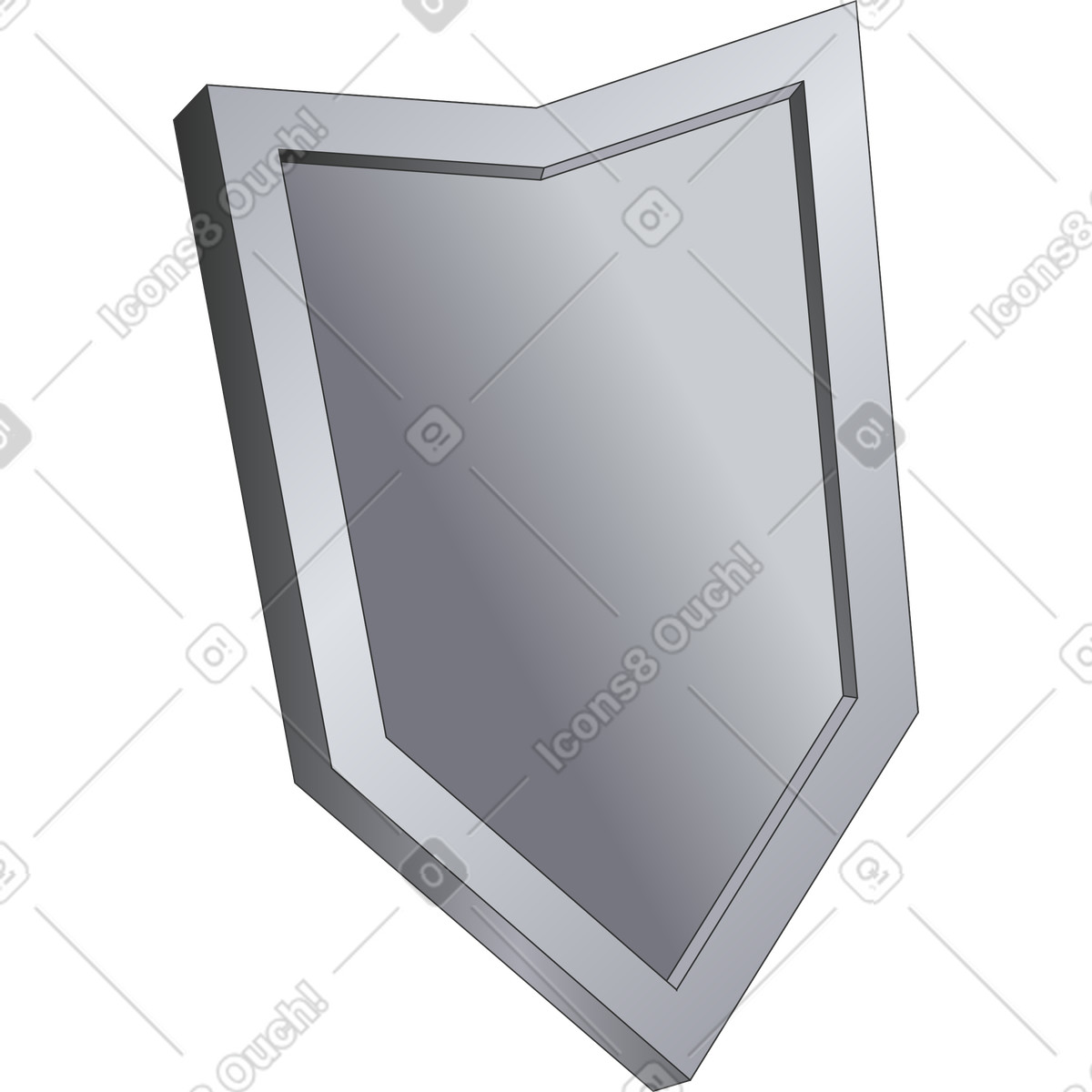 Schild-Illustration im Kit-Stil als Download in PNG, SVG