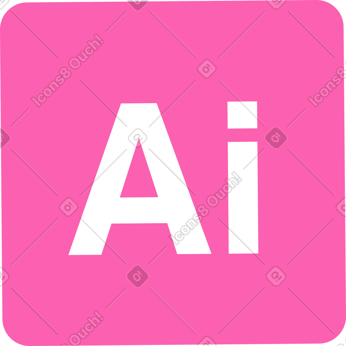 Symbol für künstliche intelligenz-Illustration im Whimsy-Stil als Download in PNG, SVG