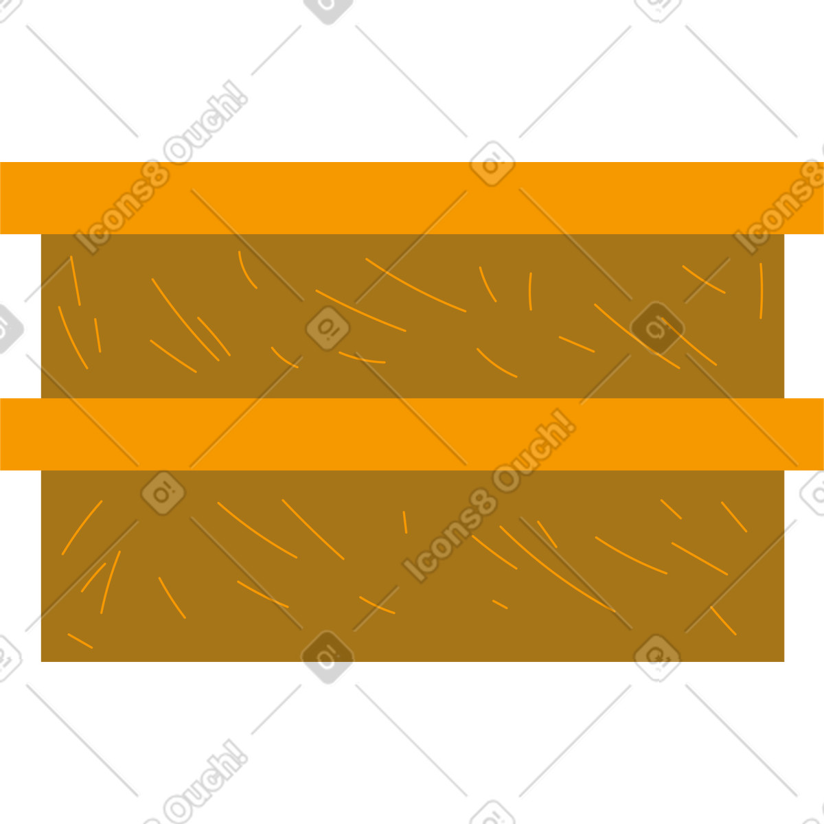 Illustration Dessus de la table dans le style Woof à télécharger aux formats PNG, SVG