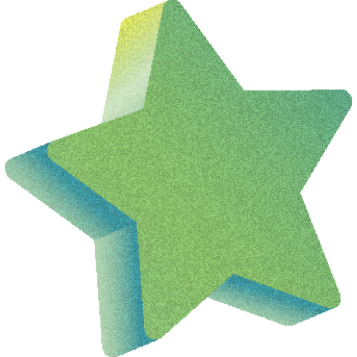 Morphis スタイルの 織り目加工の星 のイラストをPNG、SVG形式でダウンロード