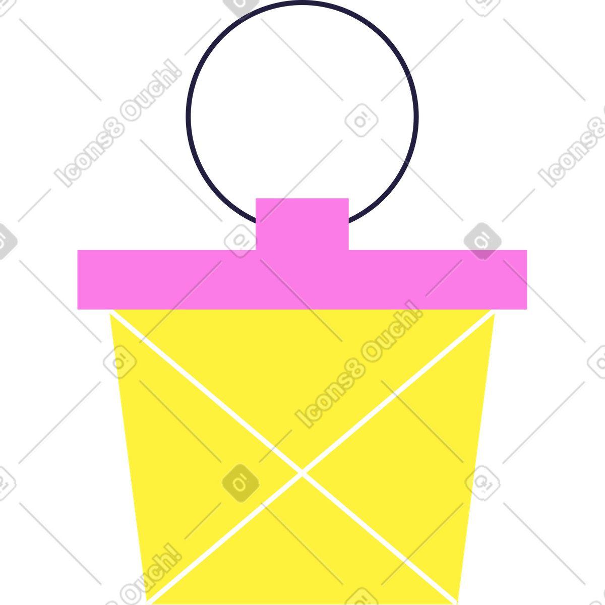 Illustration Lampe dans le style Mellow à télécharger aux formats PNG, SVG