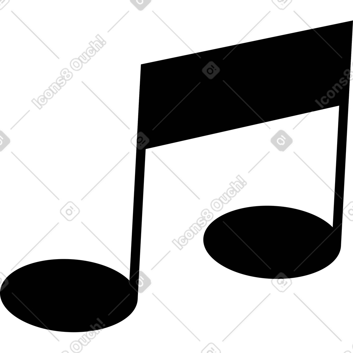 Illustration Note musicale dans le style Burgundy à télécharger aux formats PNG, SVG