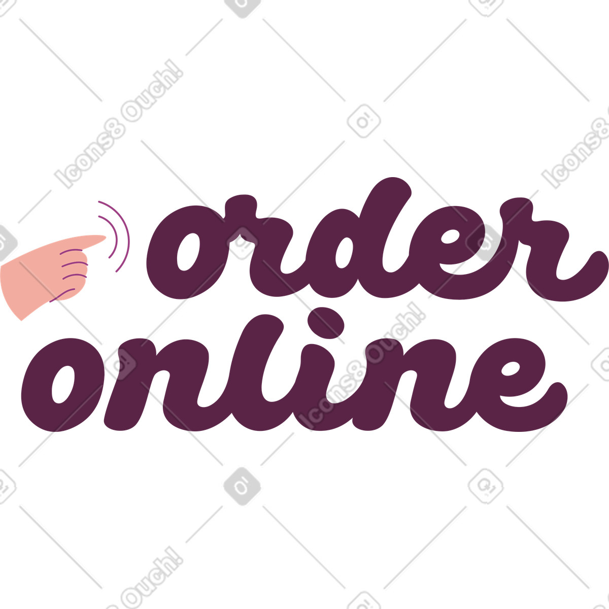 Ilustración Comprar online en estilo Sammy a descargar en PNG y SVG