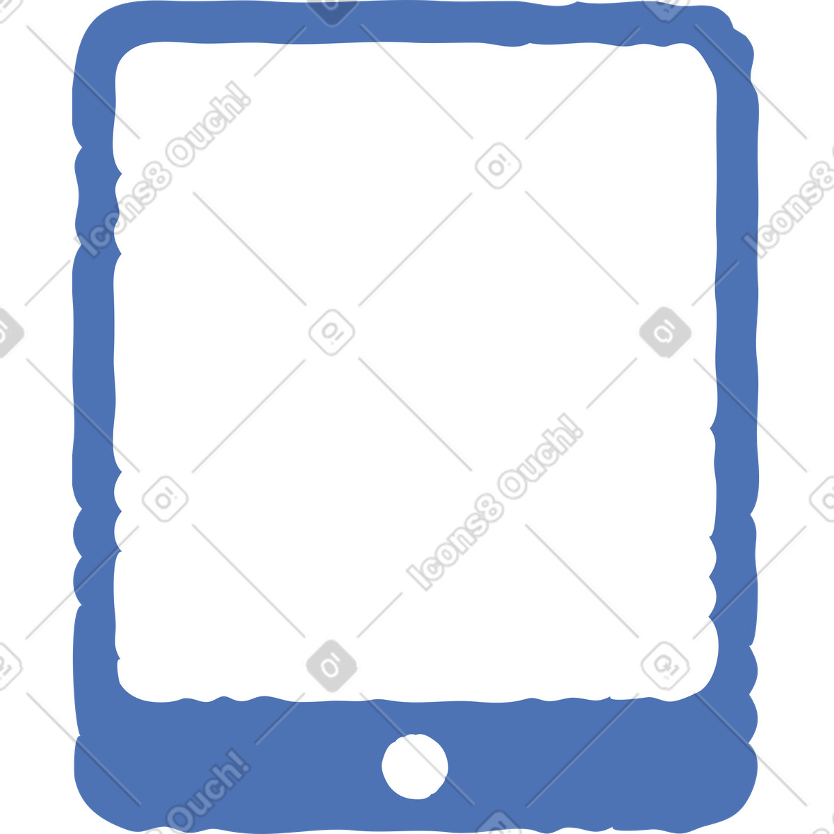 Tavoletta illustrazione in stile Bermuda scarica in PNG, SVG