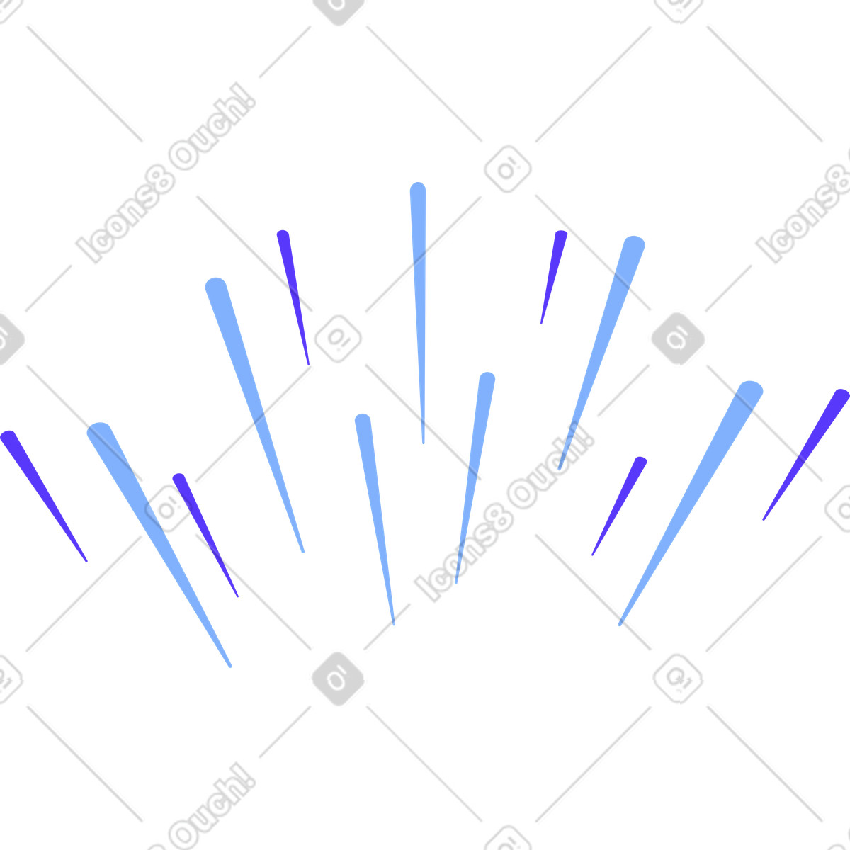 Ilustração de Fogos artifício em no estilo Pablita para baixar em PNG, SVG