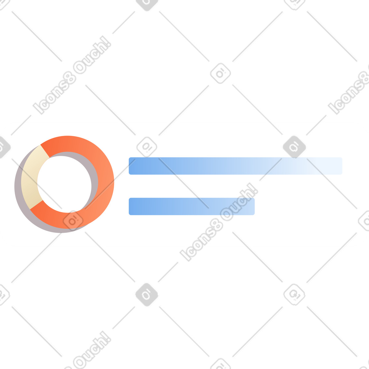 Ilustração de Cartão com análise em no estilo Silky para baixar em PNG, SVG