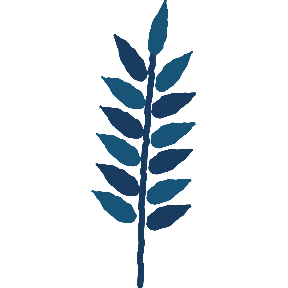Illustration Rowan leaf dans le style Cherry à télécharger aux formats PNG, SVG