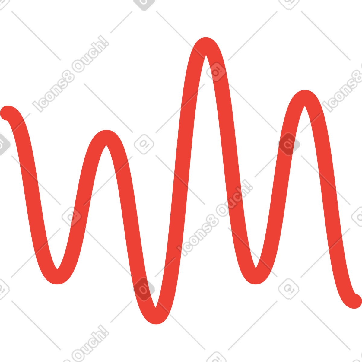 Ilustración Onda de radio en estilo Silky a descargar en PNG y SVG