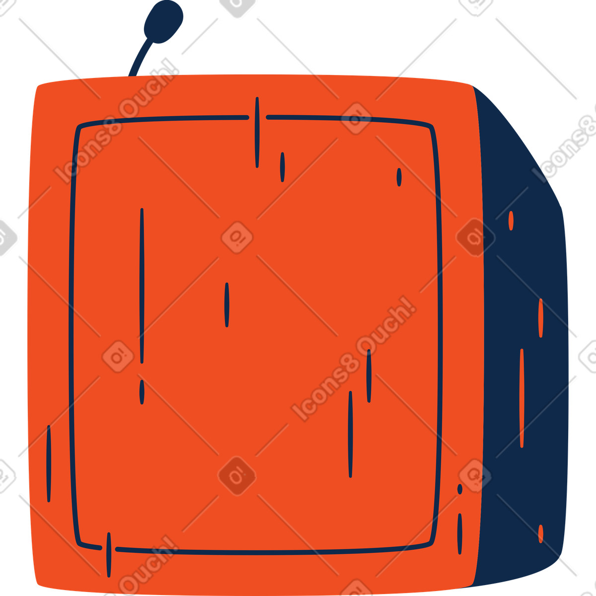 Tribun-Illustration im Flame-Stil als Download in PNG, SVG