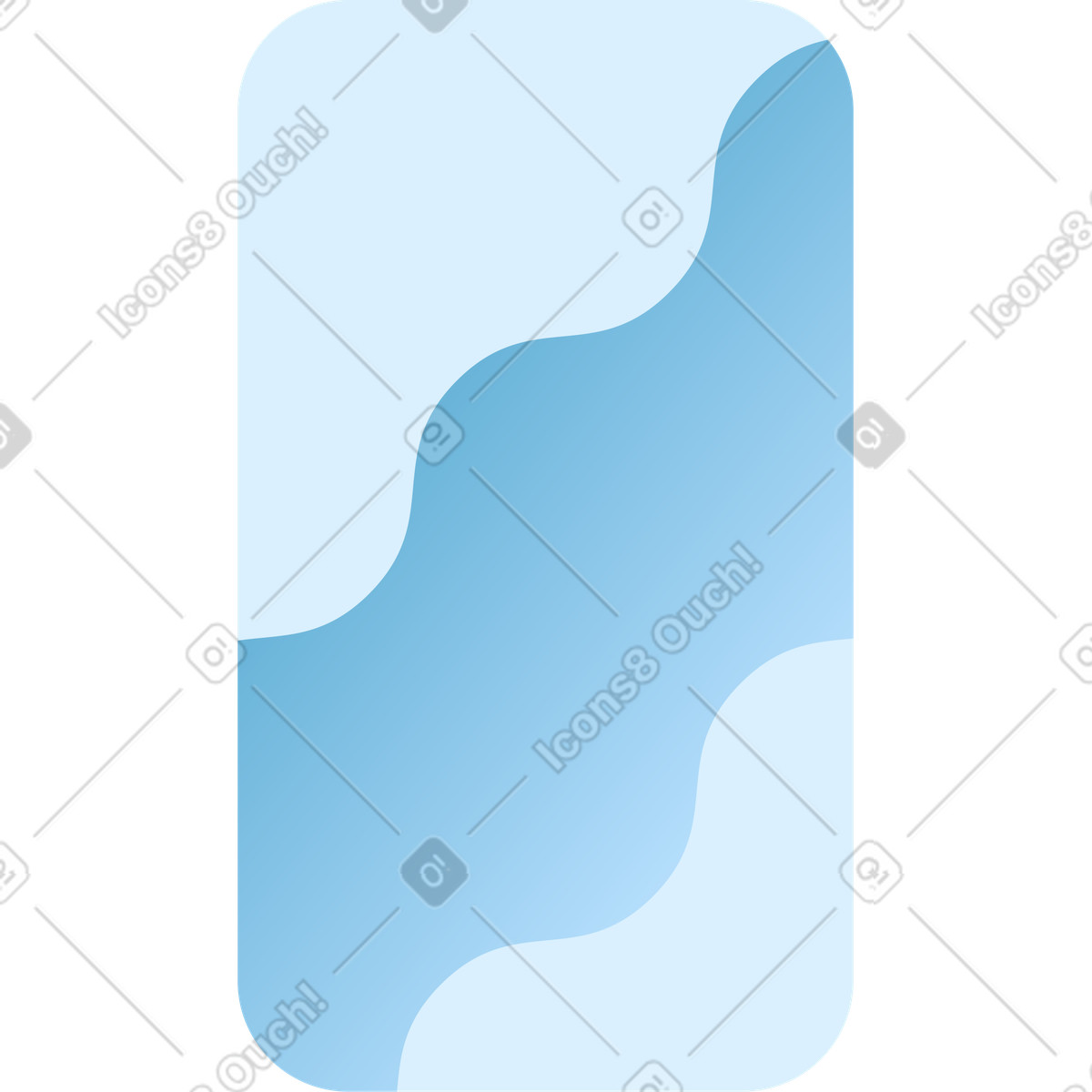 Illustration Interface smartphone dans le style Concept à télécharger aux formats PNG, SVG