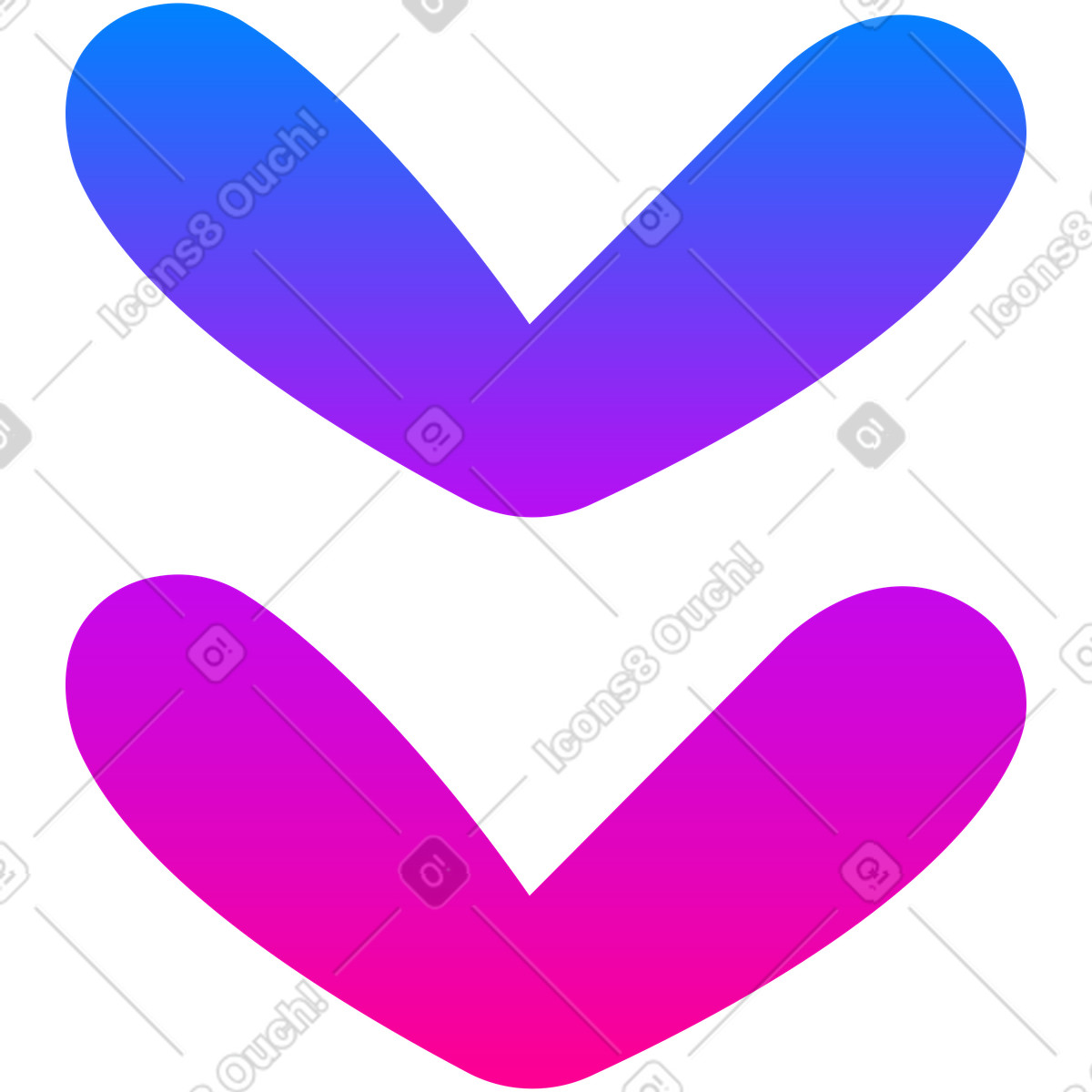 Vibrant 스타일의 화살 일러스트레이션 PNG, SVG 다운로드