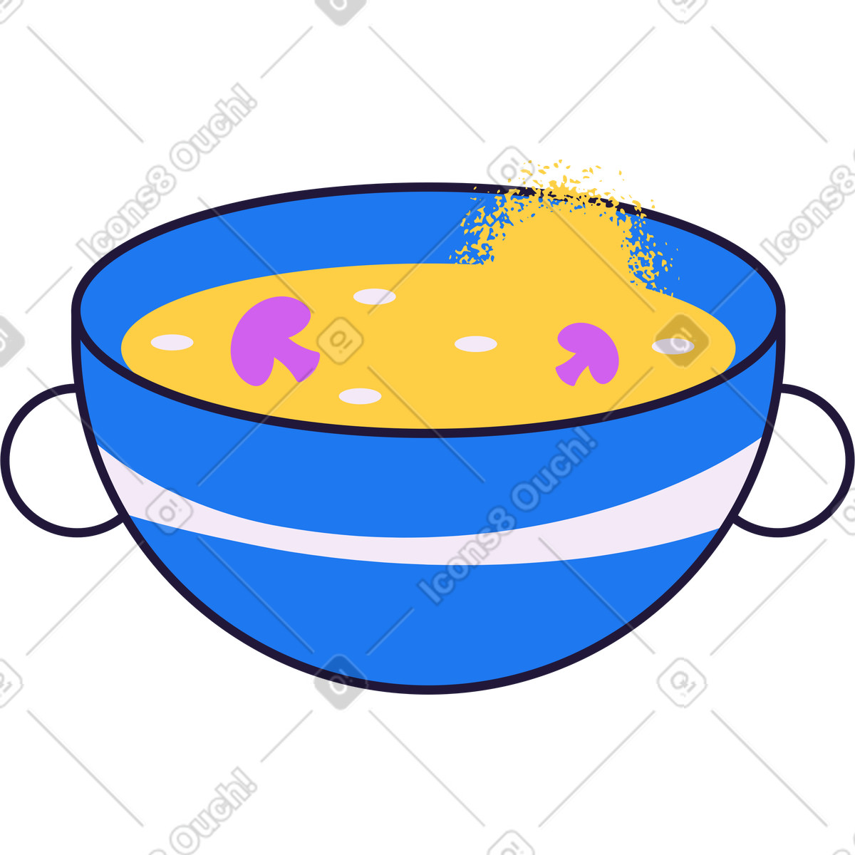 Illustration Soupe dans le style Conifer à télécharger aux formats PNG, SVG