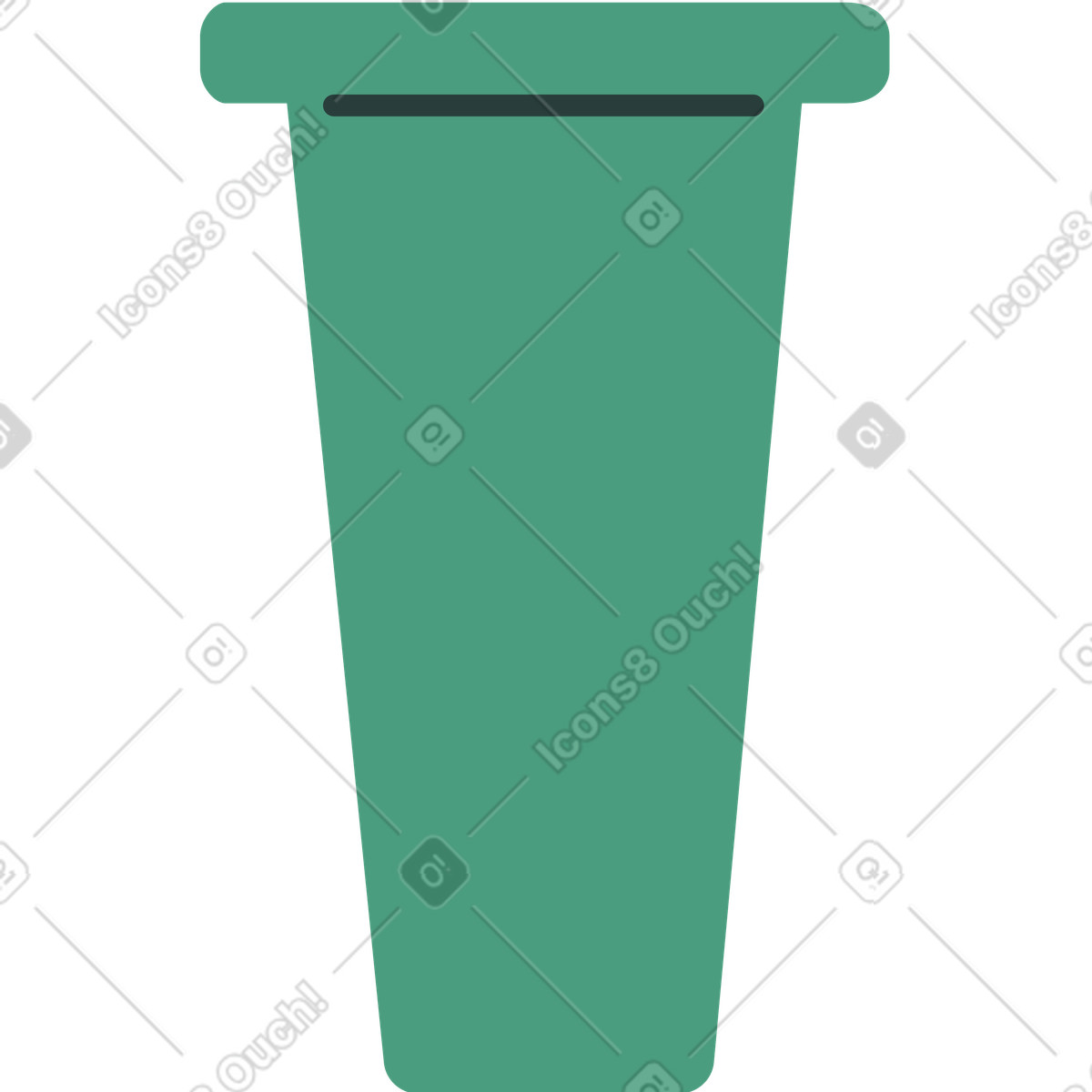 Bordstein-Illustration im Macaroni-Stil als Download in PNG, SVG