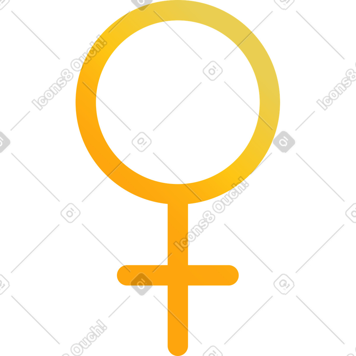 Female sign illustration in Buddy style download in PNG, SVG