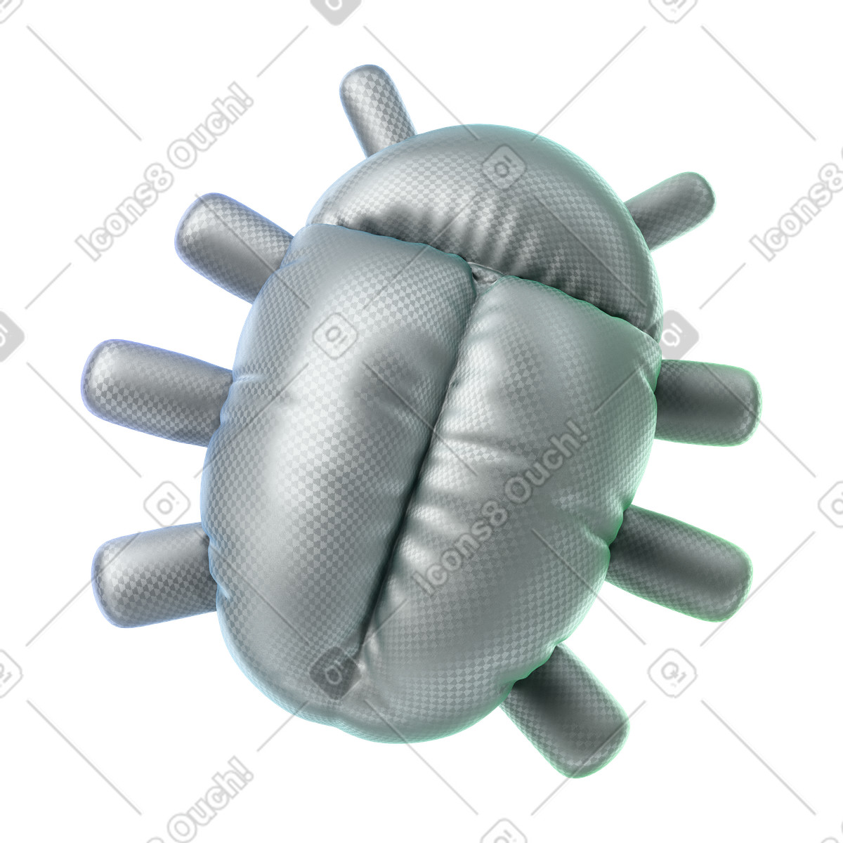 Bug illustration in 3D Plush icons style download in PNG, SVG