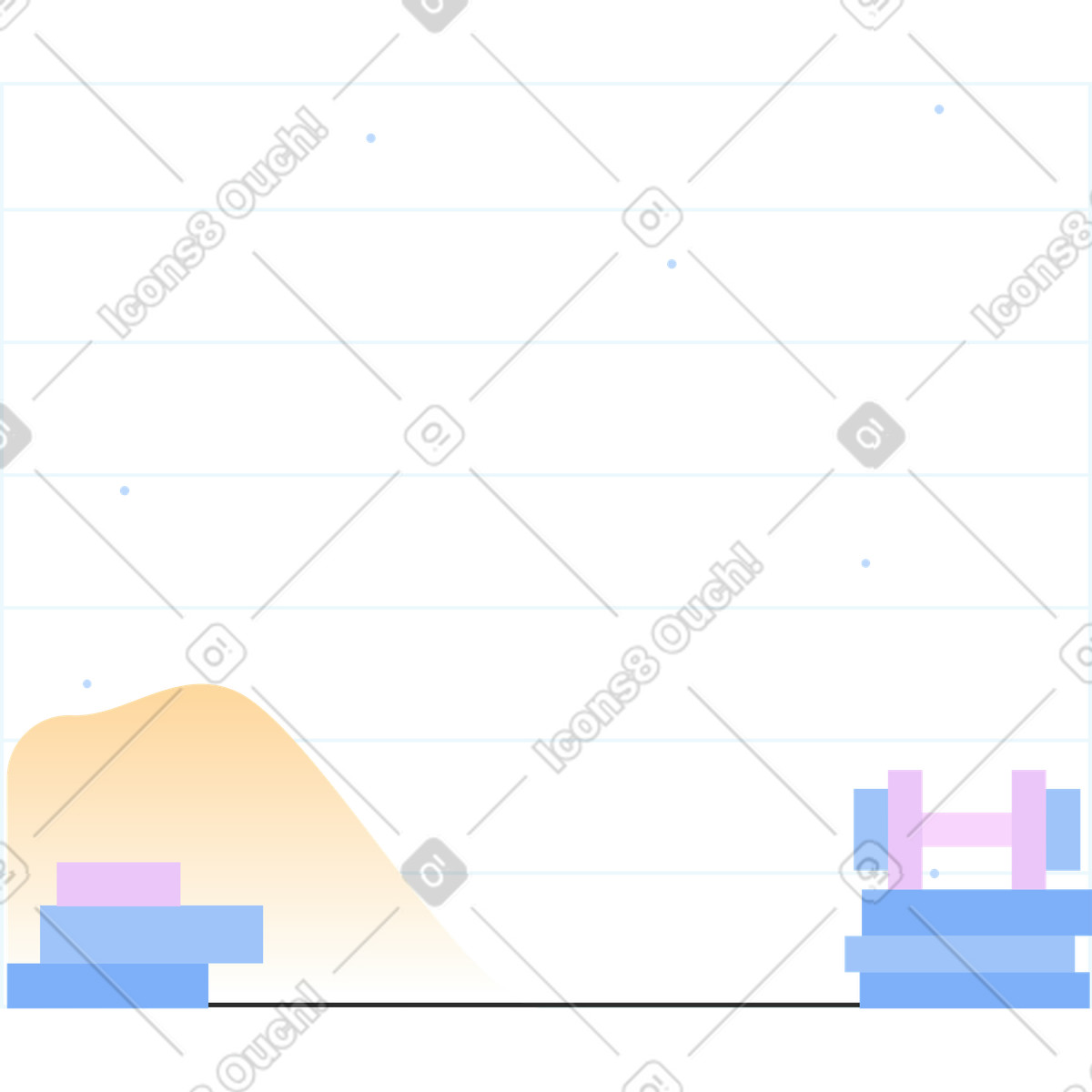 Marginalia スタイルの 背景スポーツ のイラストをPNG、SVG形式でダウンロード